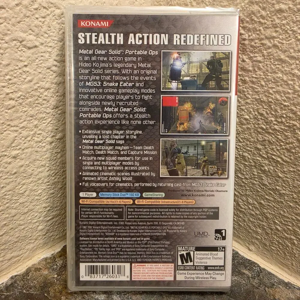 Game - Metal Gear Solid: Portable Ops [GH] (NEW) - PSP